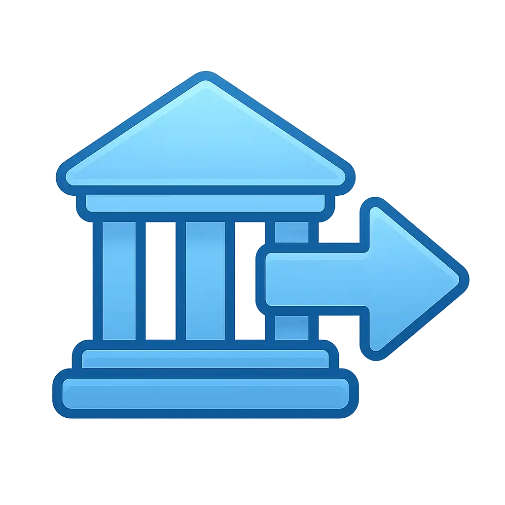 Bank transfer icon