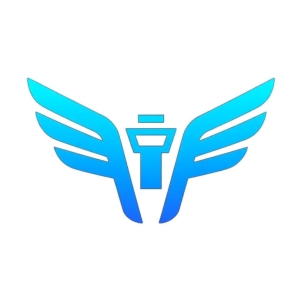 MileCasino logo, a winged terminal gate emblem